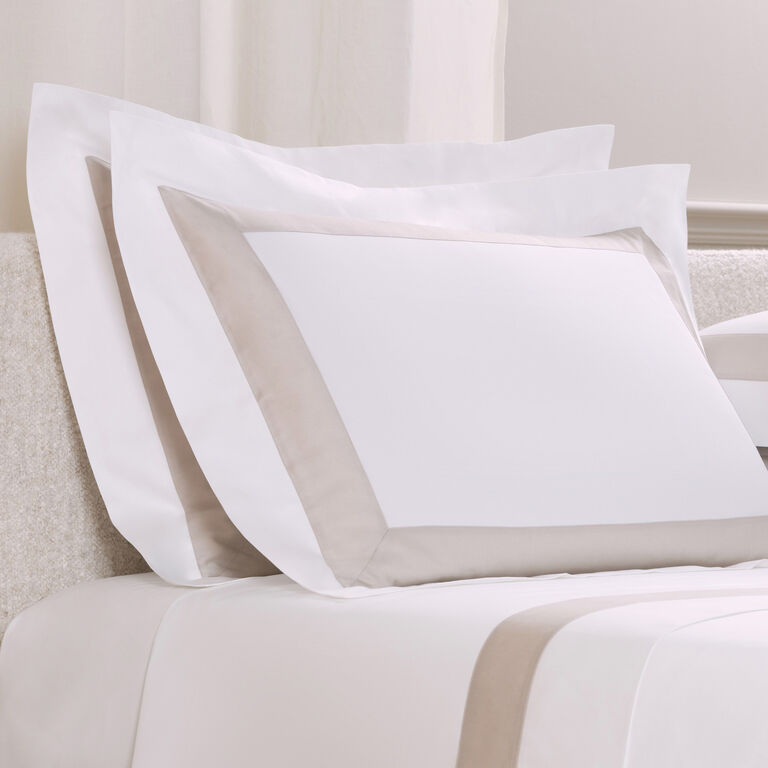 slide 2 Sateen Breeze Border Sham